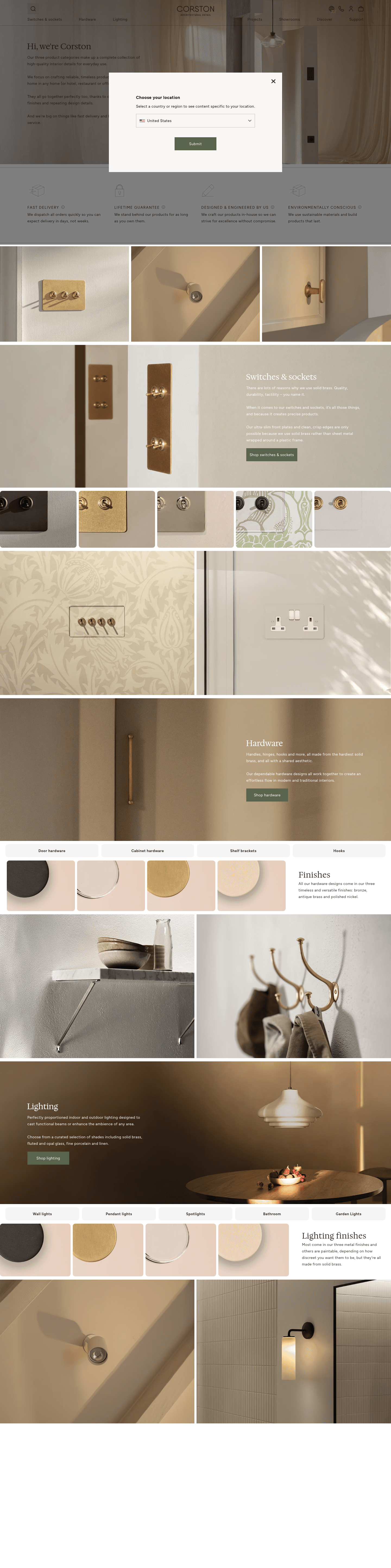 Corston Architectural Detail landing page