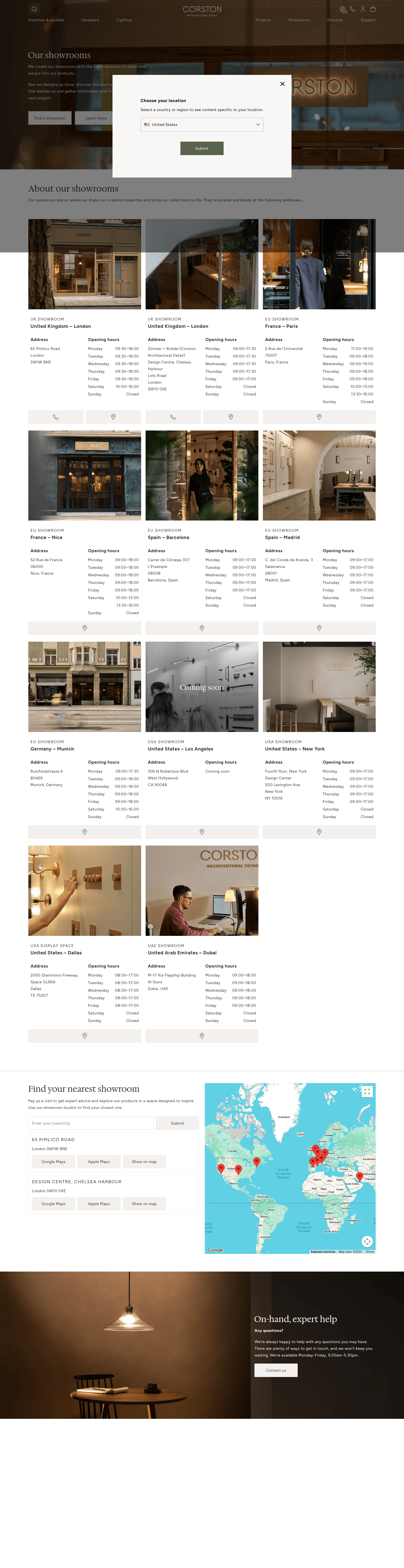 Corston Architectural Detail landing page