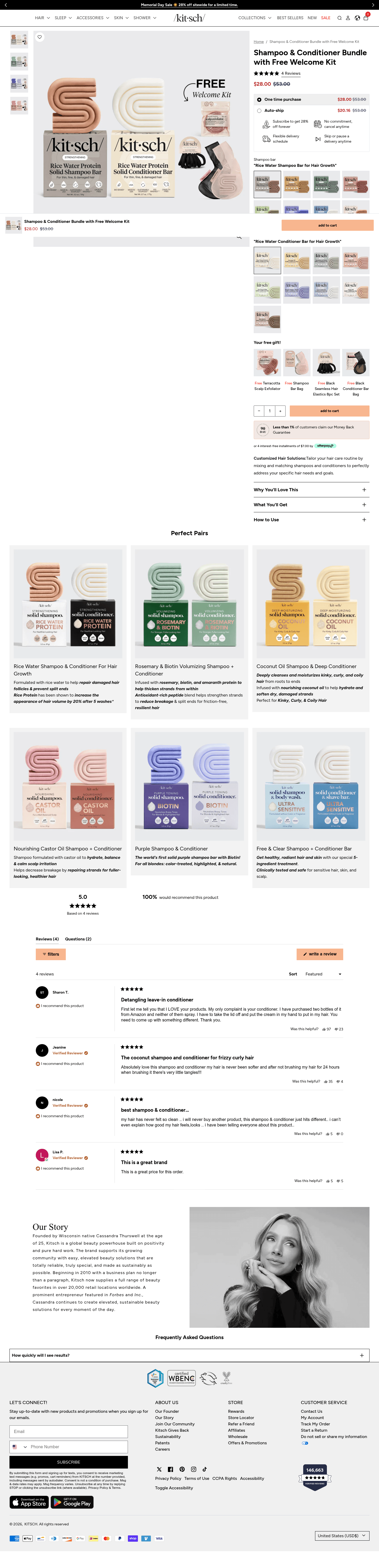 Kitsch LLC landing page