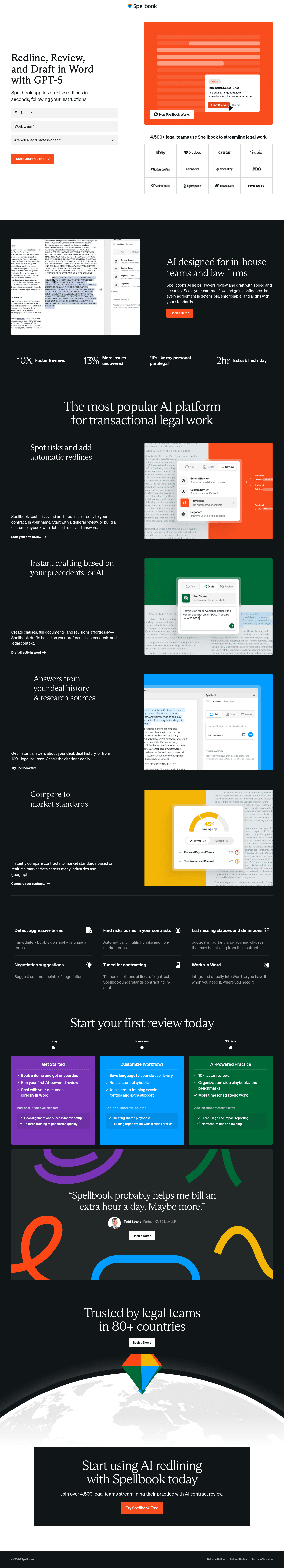 Spellbook landing page