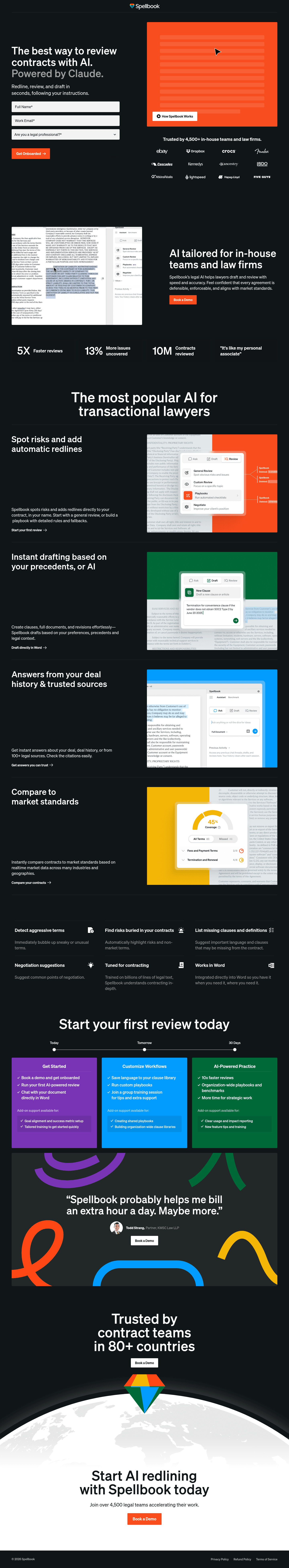 Spellbook landing page