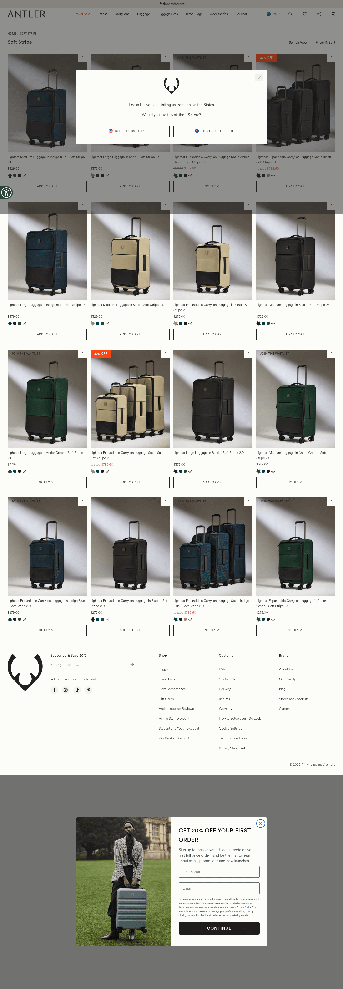 Antler landing page