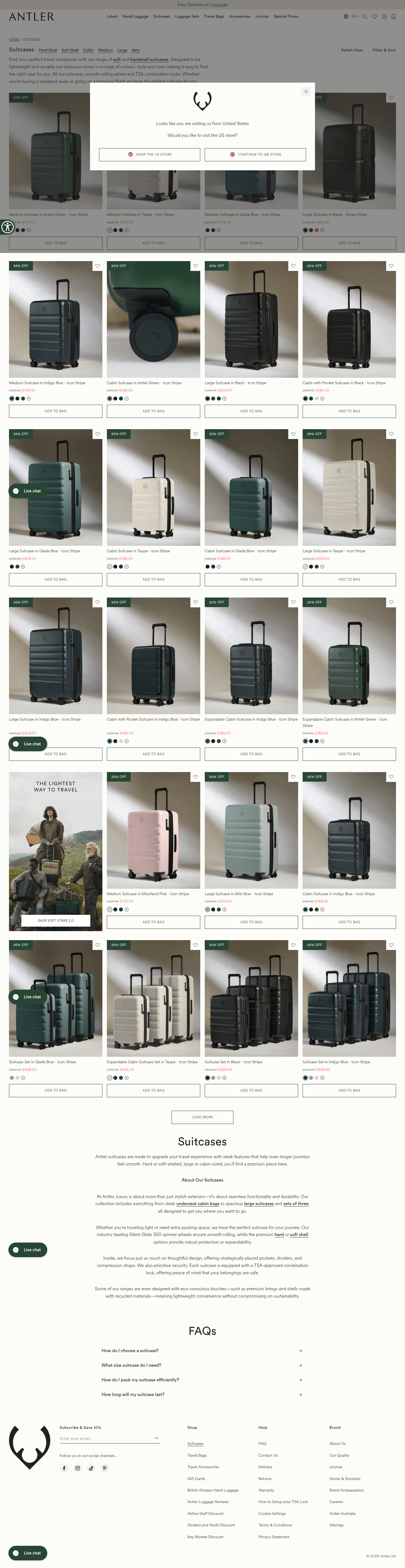 Antler landing page