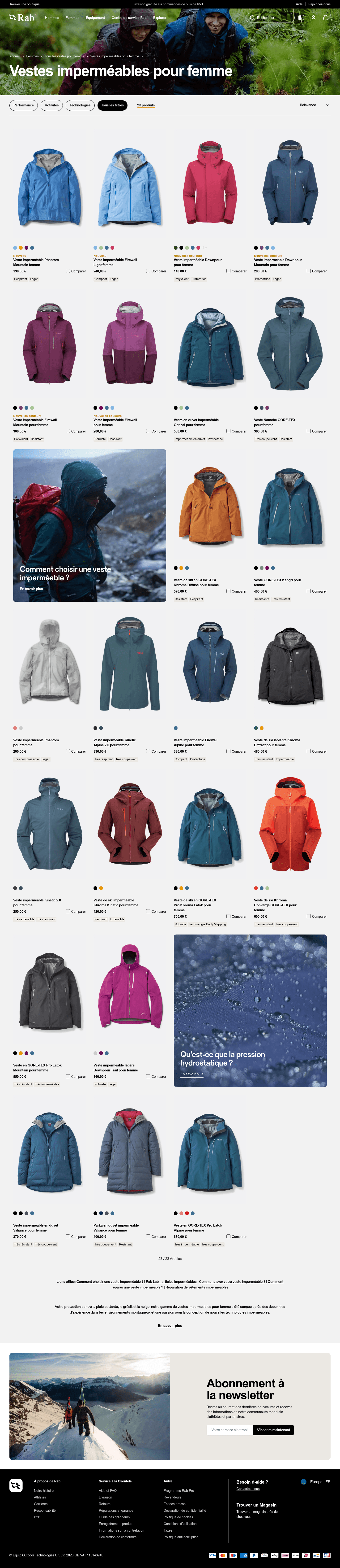 RAB landing page