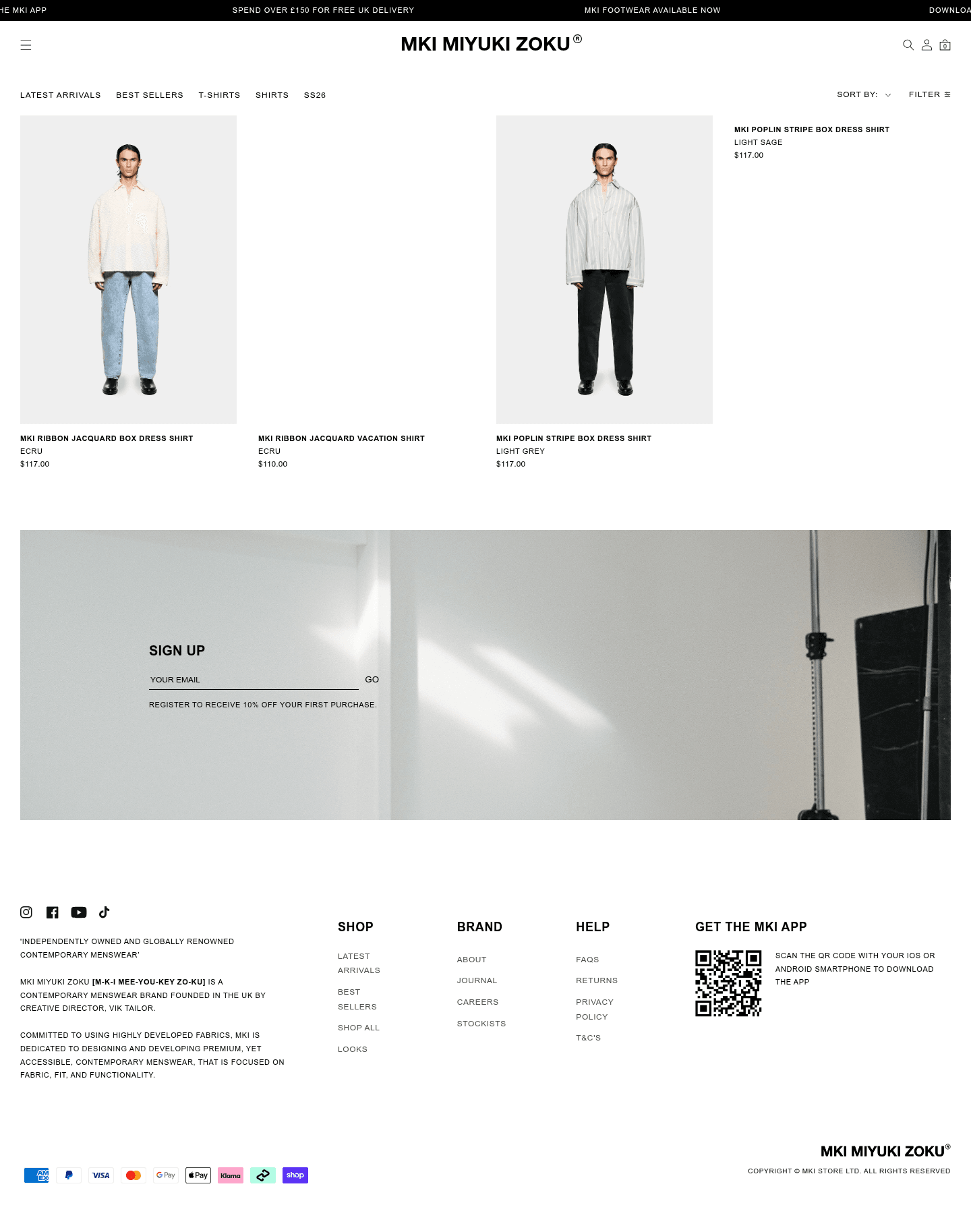 MKI MIYUKI ZOKU landing page