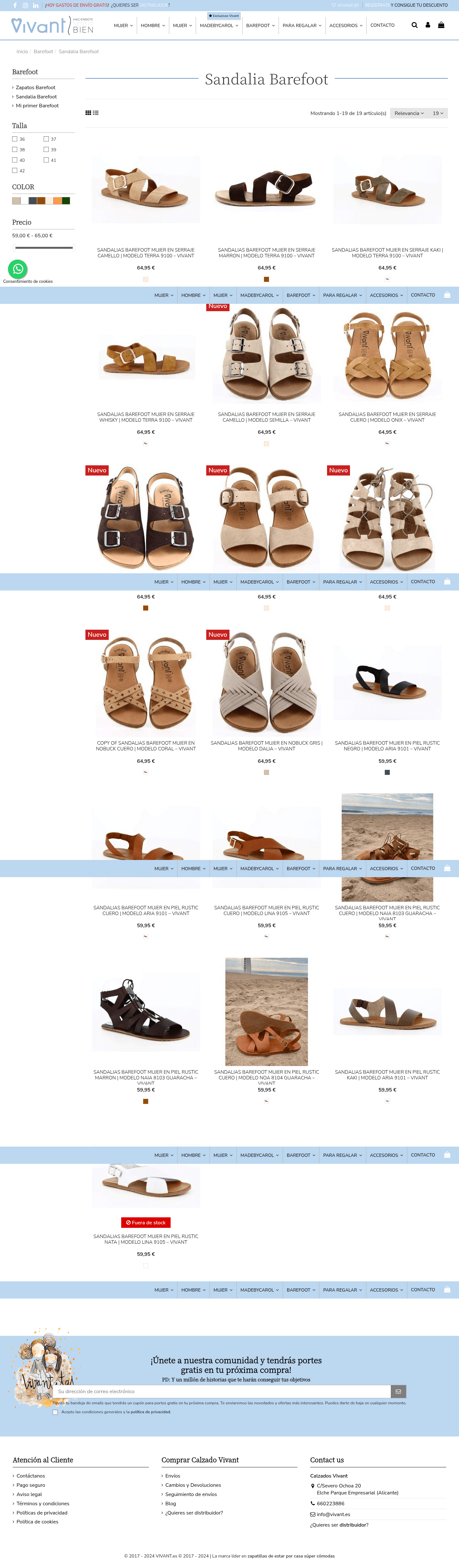 Vivant landing page