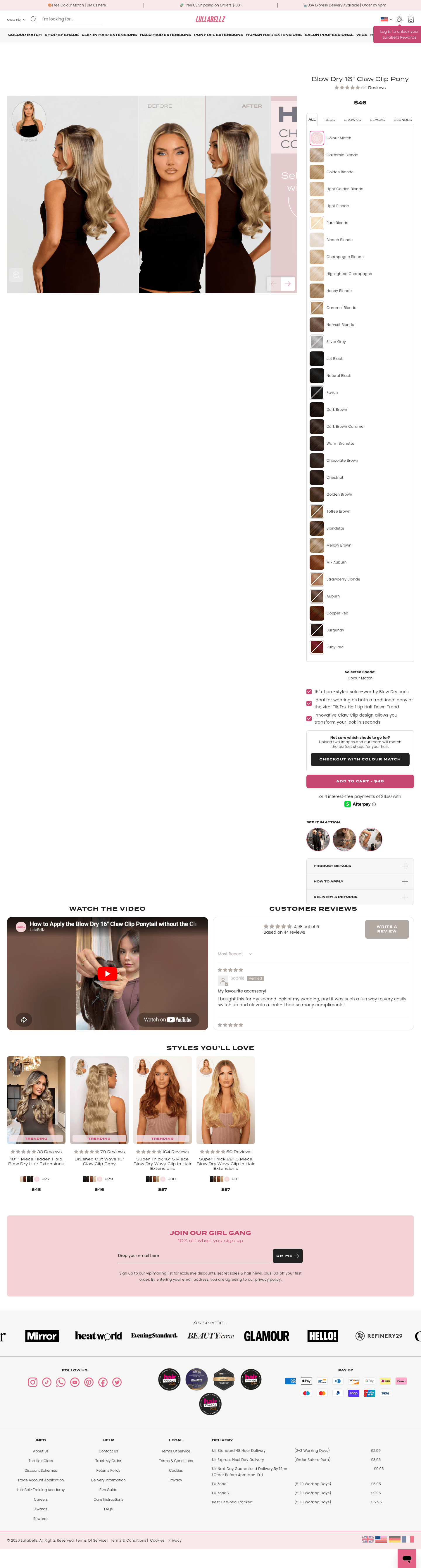 LullaBellz landing page