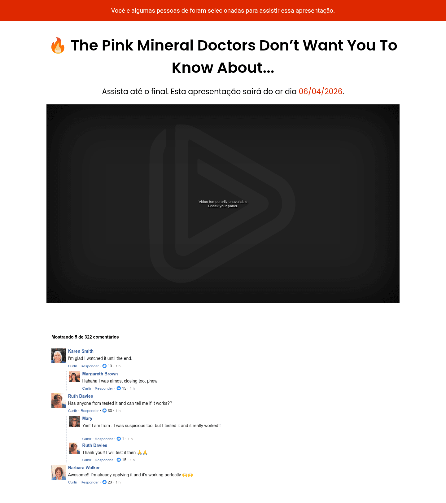 VITAL Health landing page