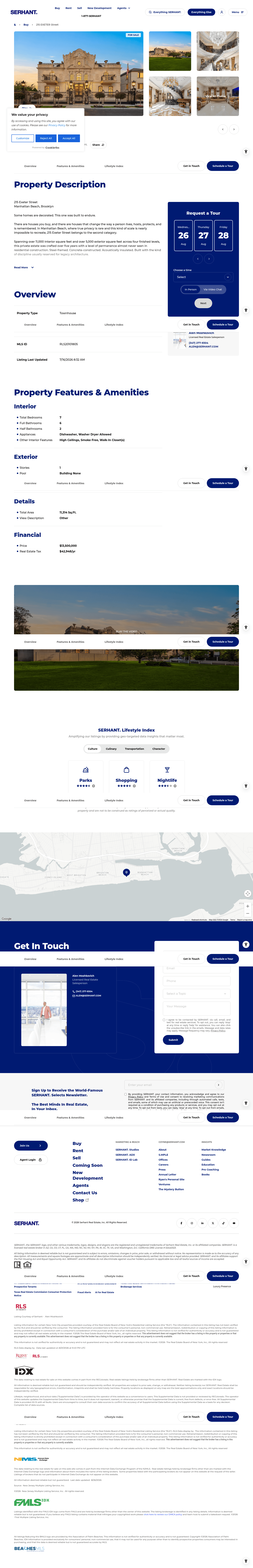Capital Coast landing page