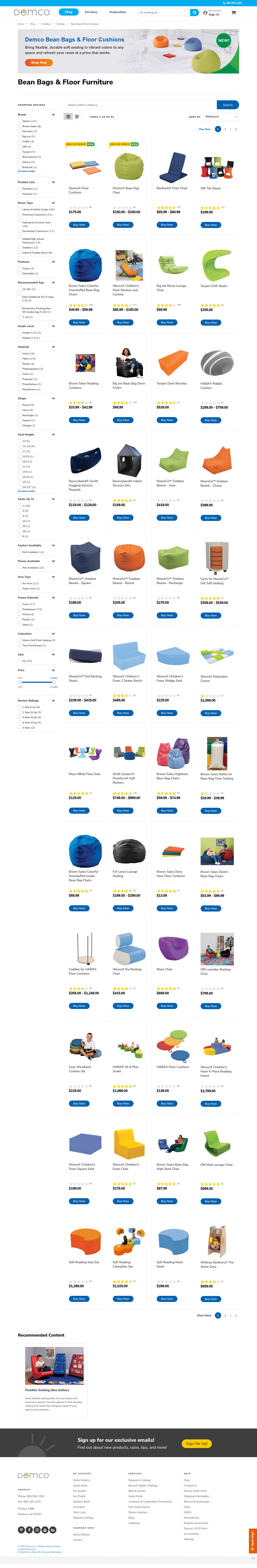 Demco, Inc.  landing page