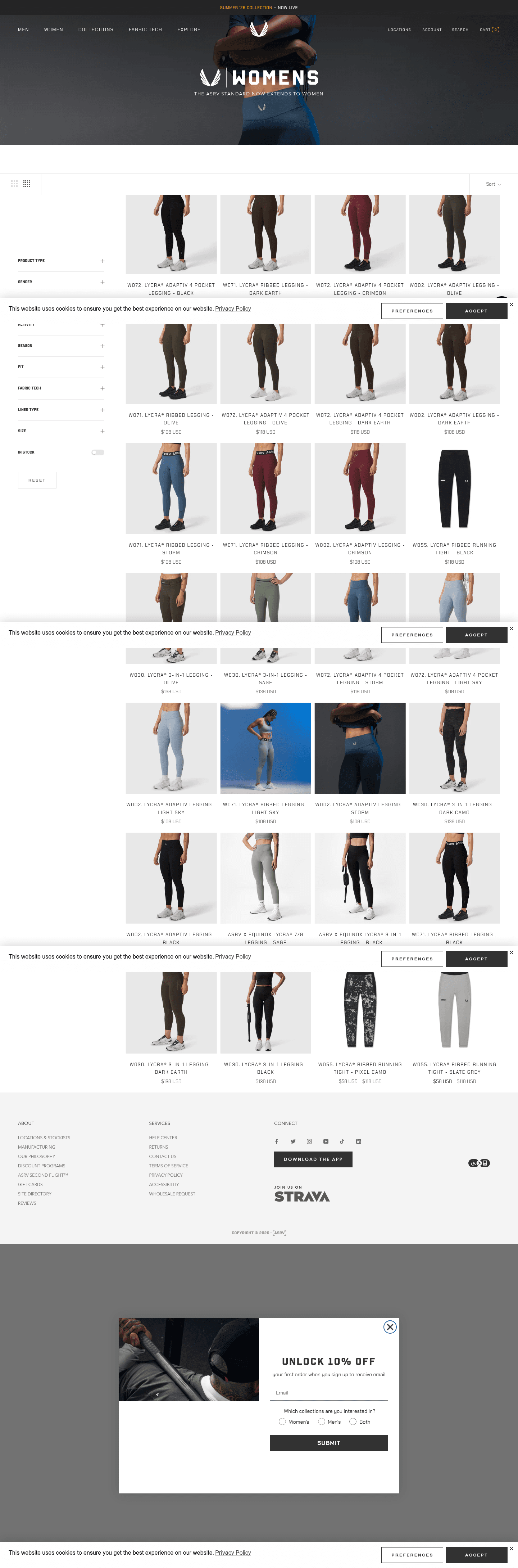 ASRV landing page