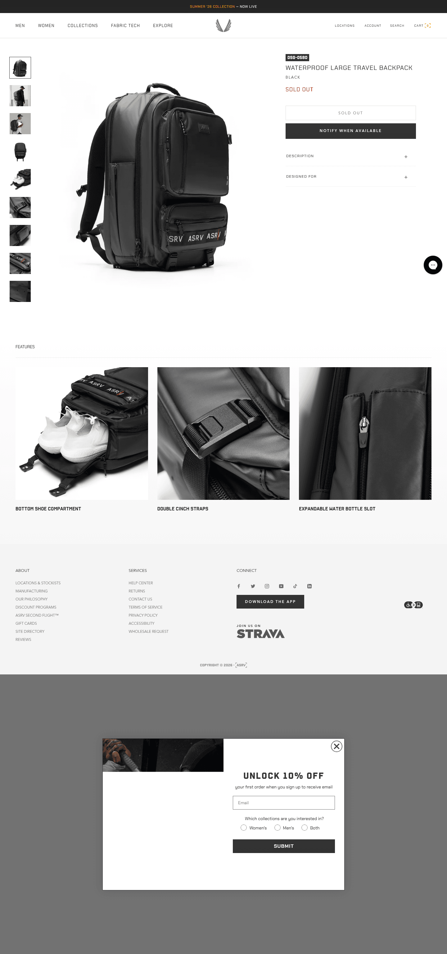 ASRV landing page