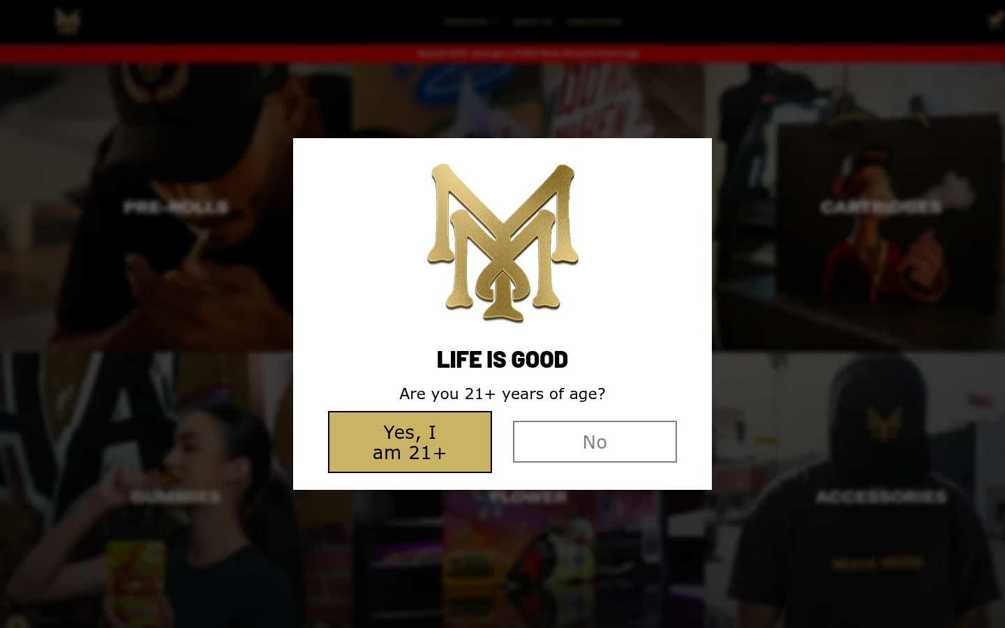 Muha Meds landing page
