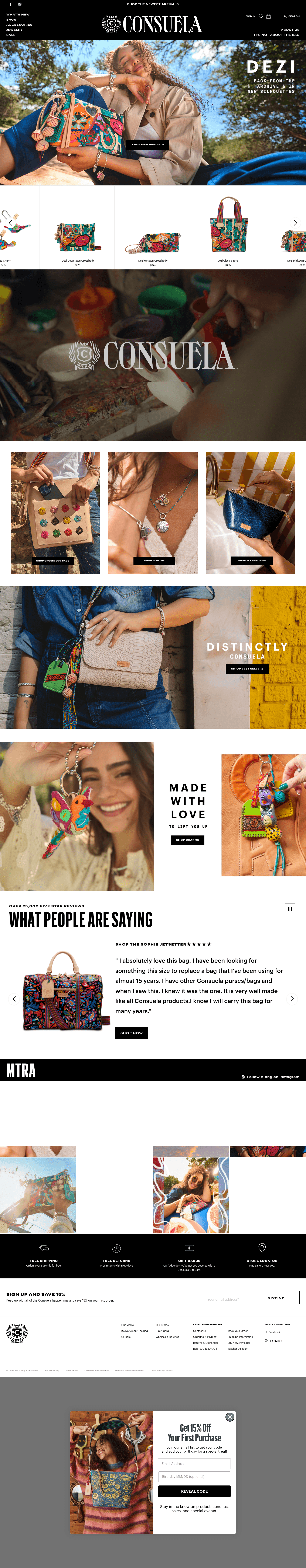 CONSUELA LLC landing page