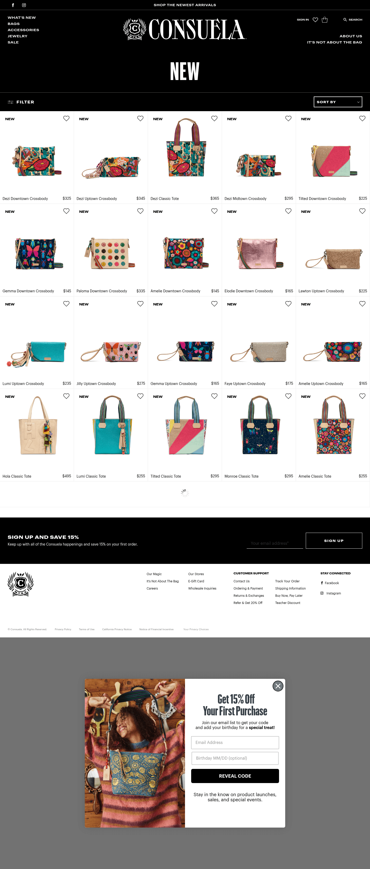 CONSUELA LLC landing page