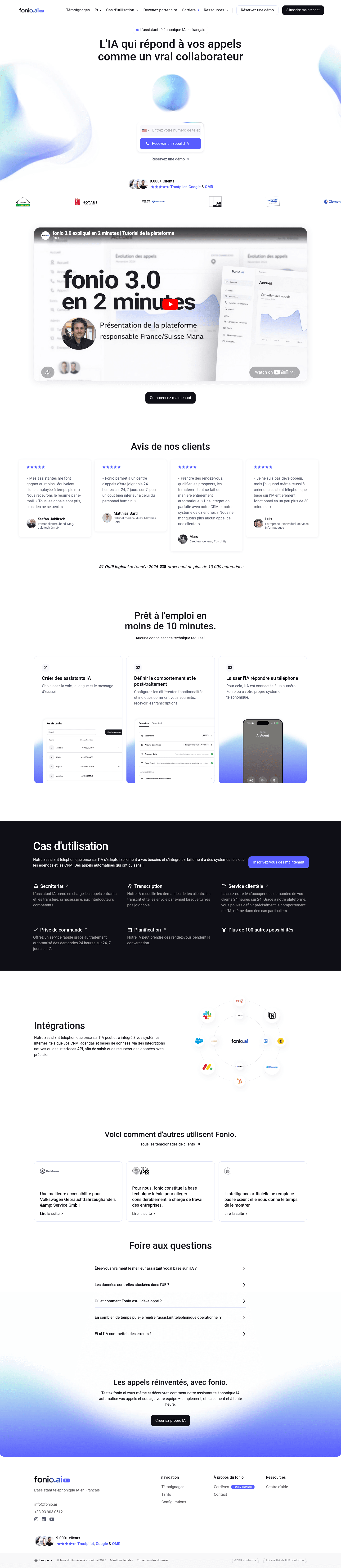fonio.ai landing page