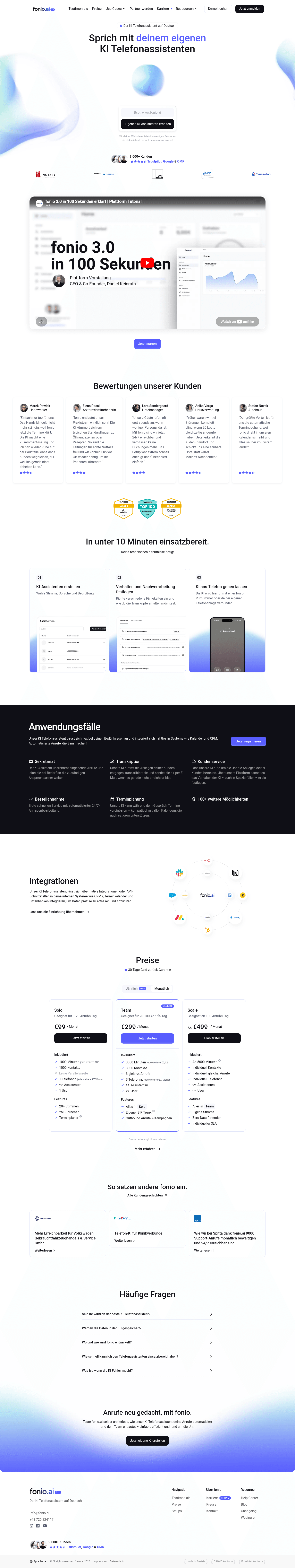 fonio.ai landing page