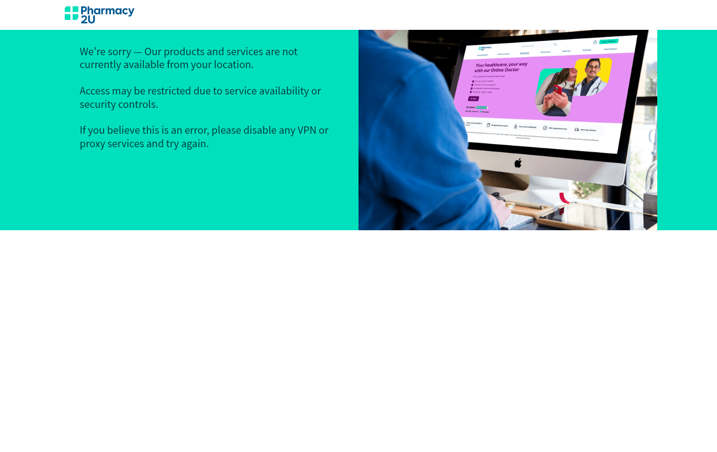 Pharmacy2U | Certified B Corp landing page
