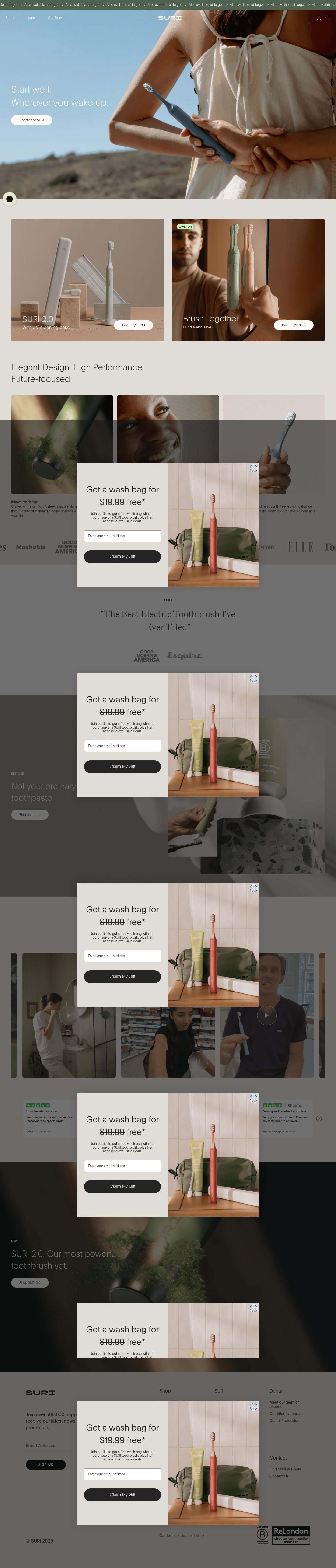 suri landing page