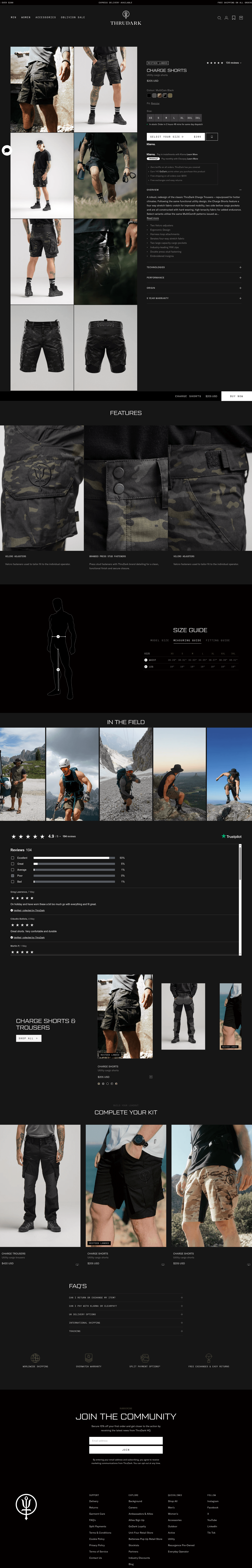 ThruDark landing page