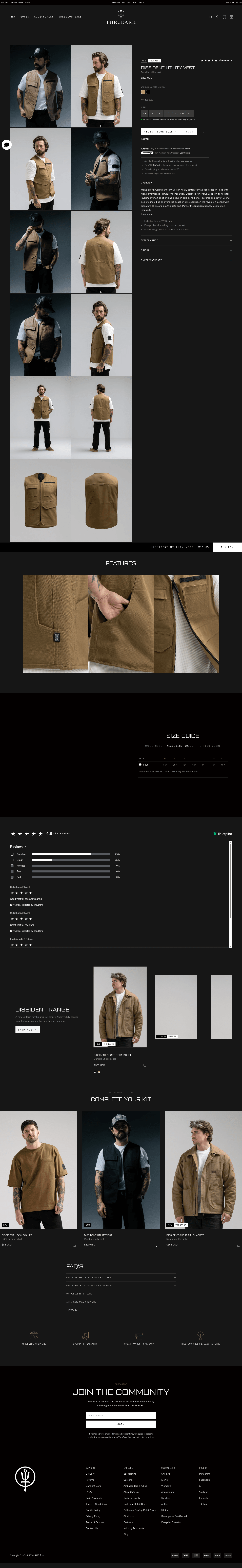 ThruDark landing page