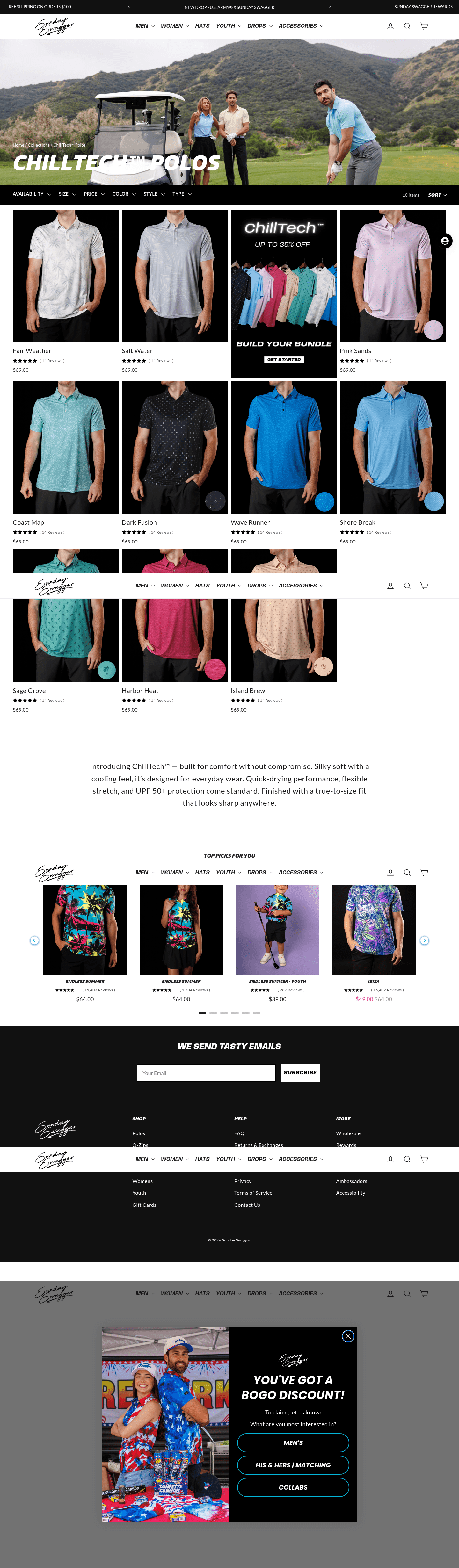 Sunday Swagger landing page
