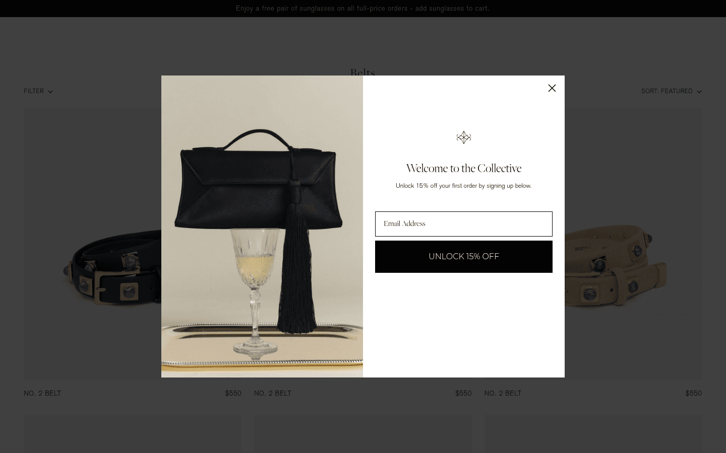 Aureum landing page