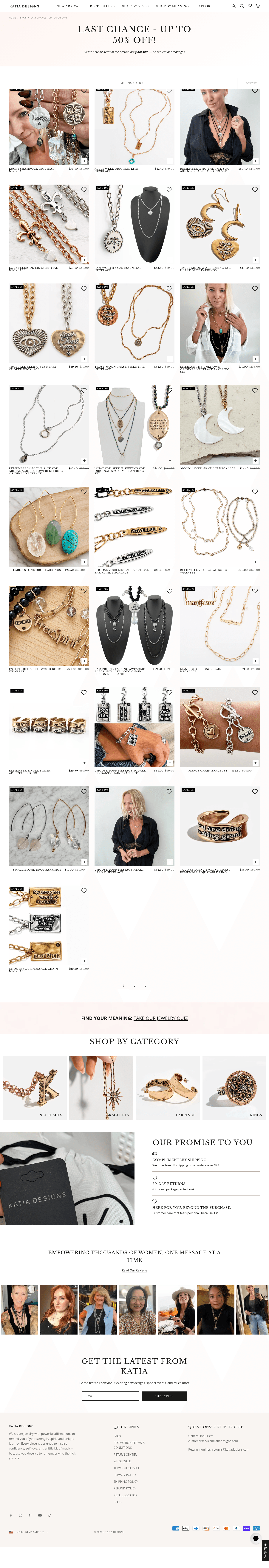 Katia Designs LLC landing page
