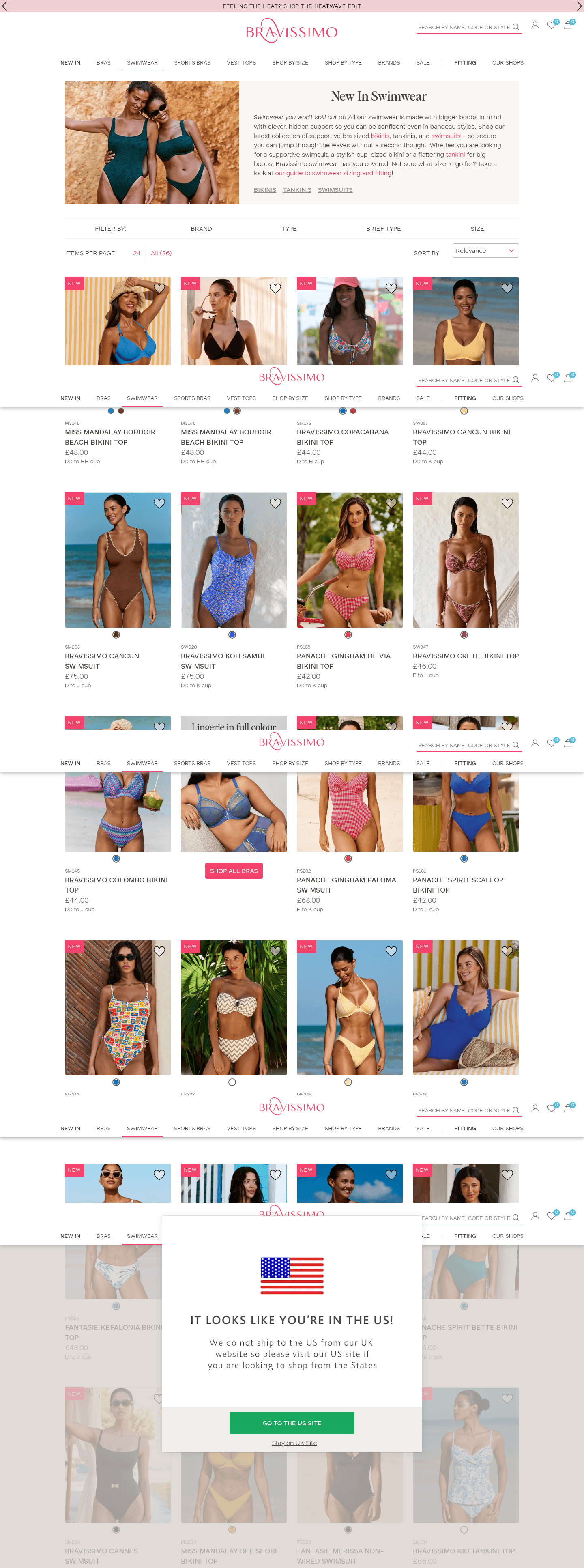 Bravissimo Ltd landing page