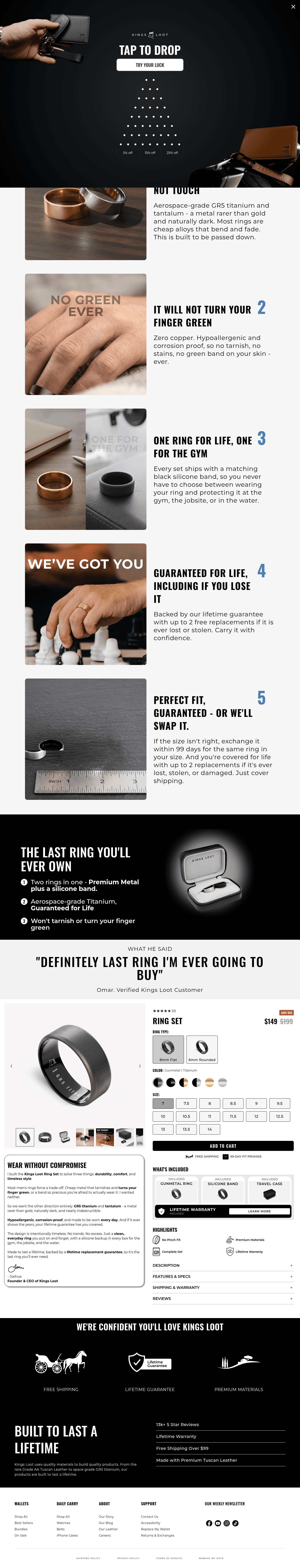 Kings Loot landing page