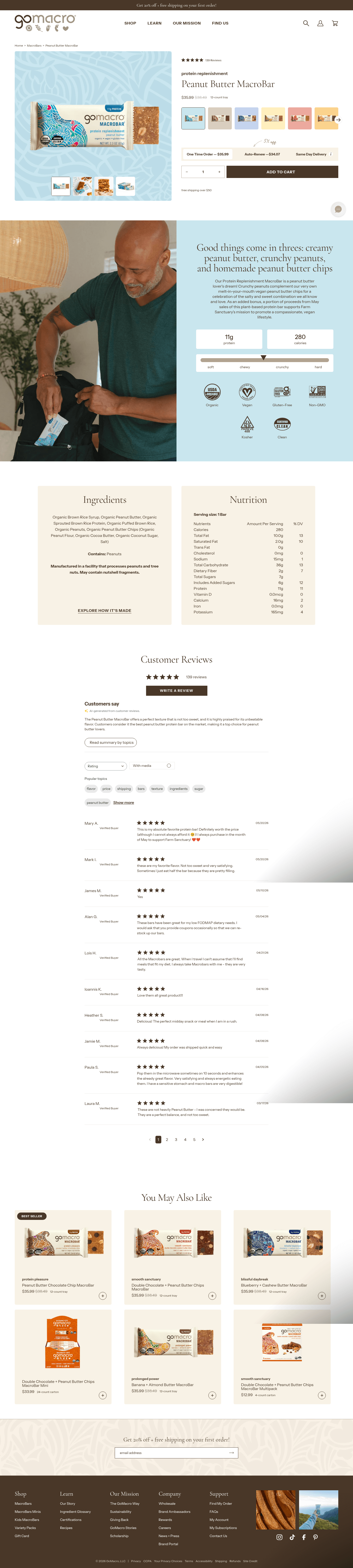 GoMacro landing page