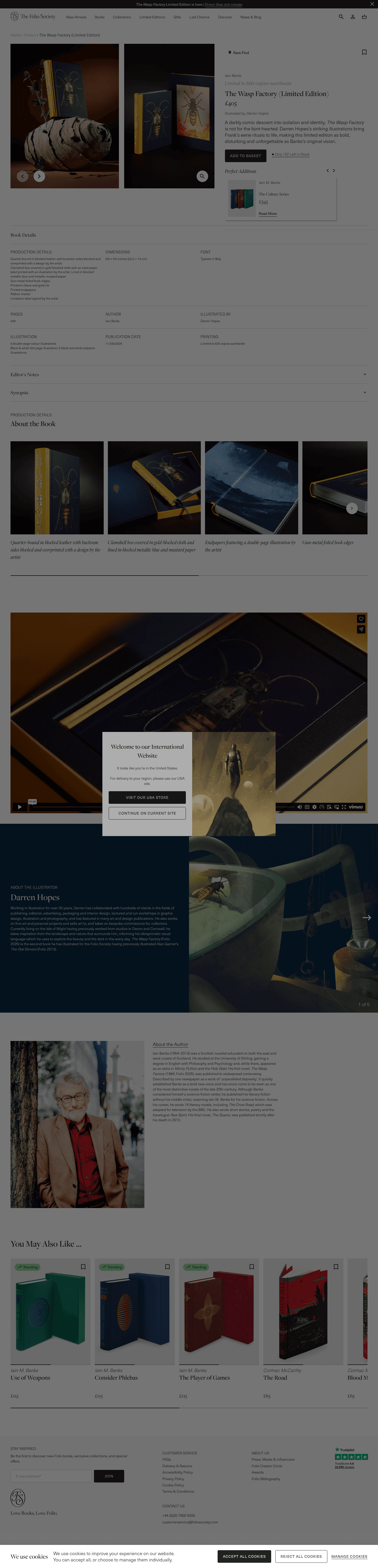 The Folio Society Ltd landing page