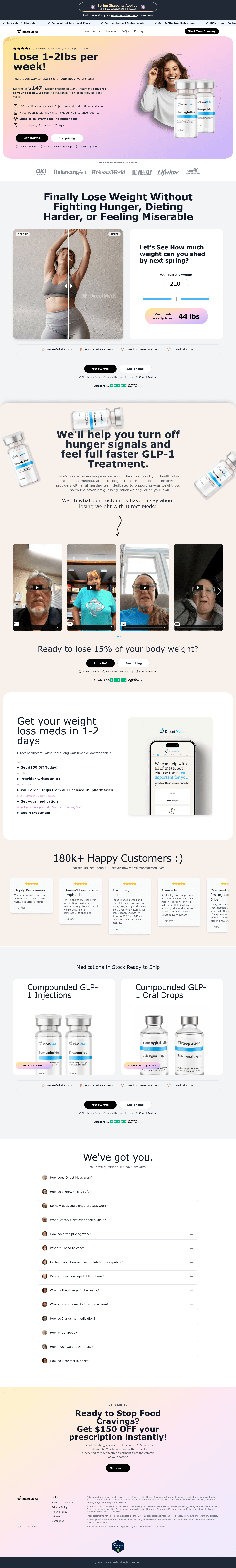 Finder landing page