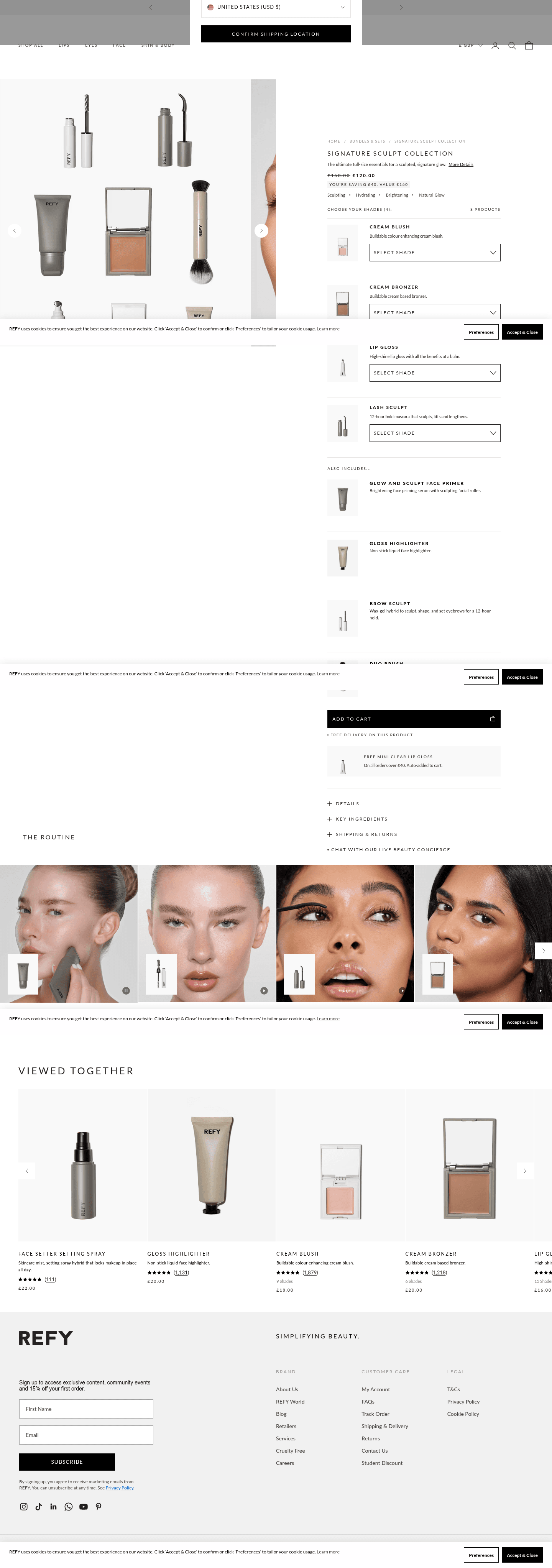 REFY landing page