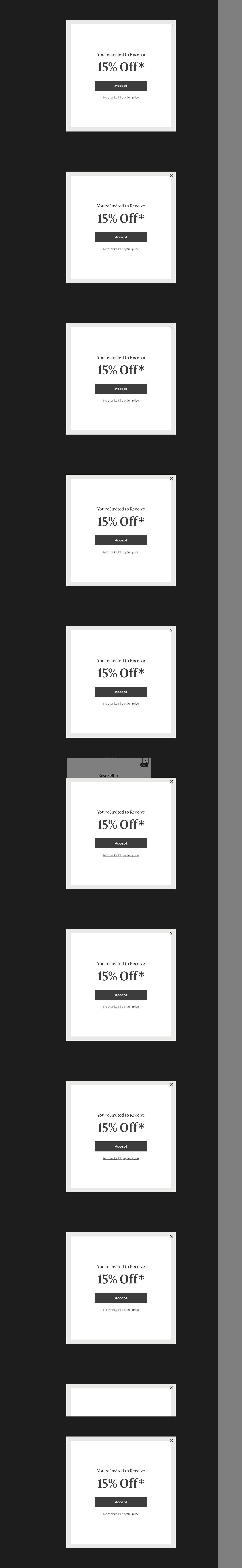 Cariloha landing page