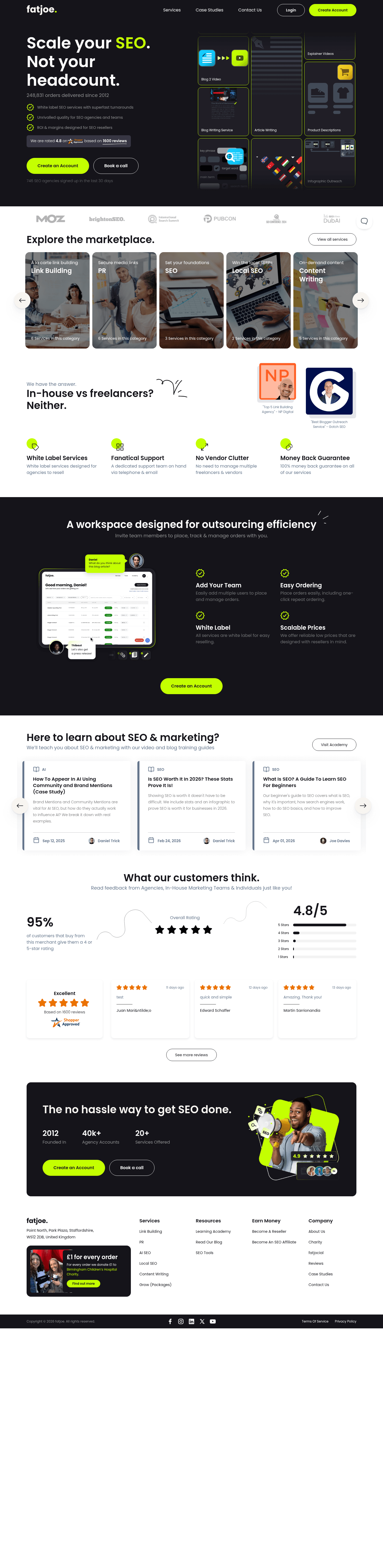 fatjoe. landing page