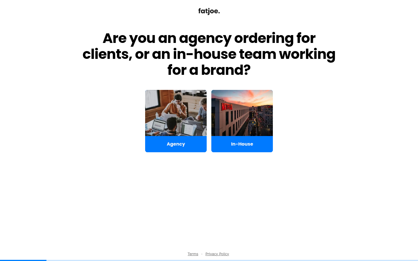 fatjoe. landing page