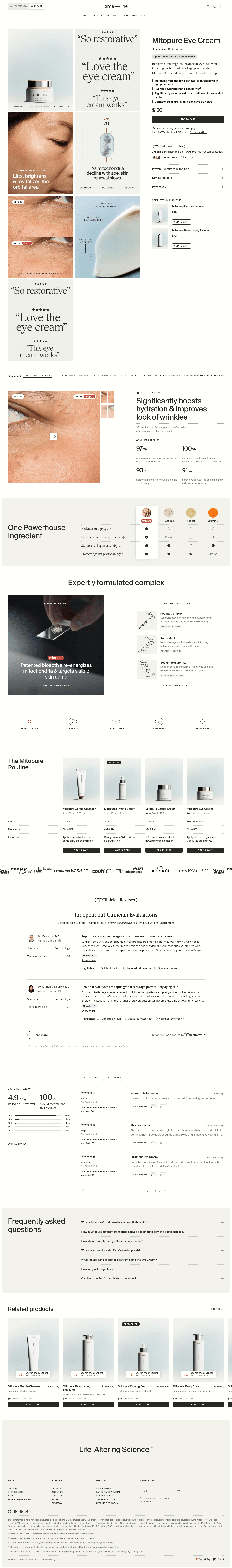 Timeline® landing page