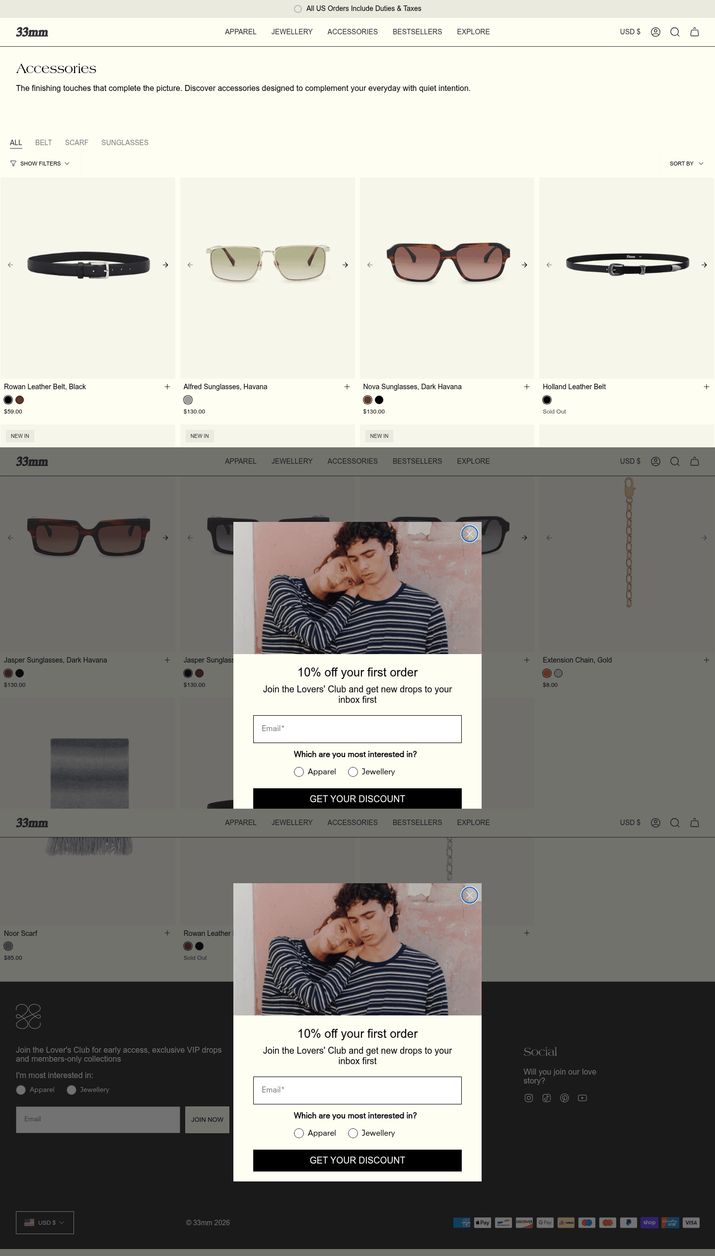 33mm landing page