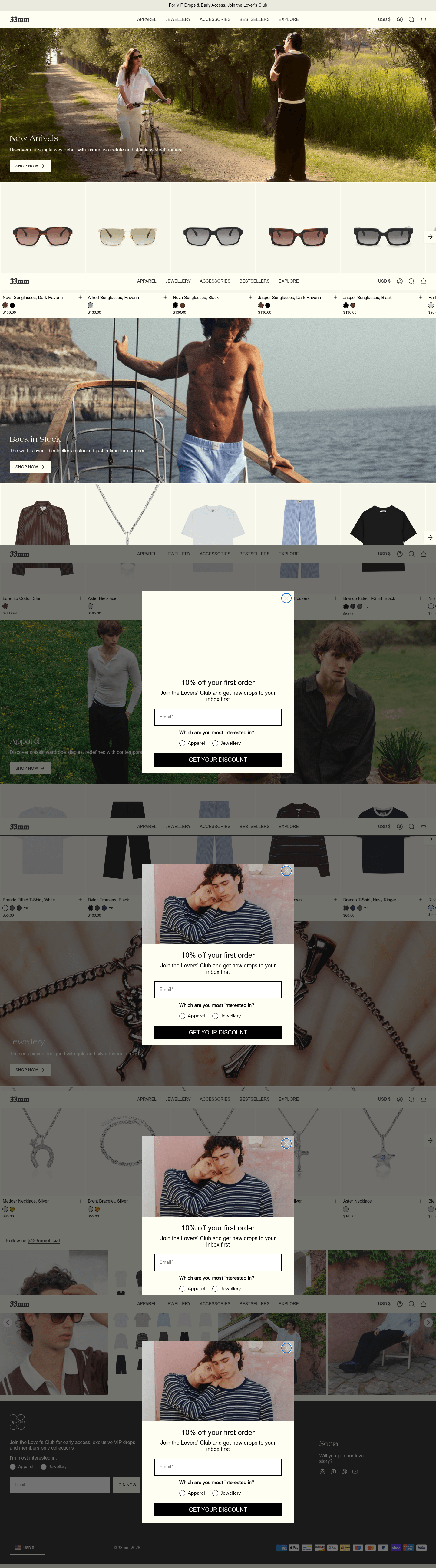 33mm landing page