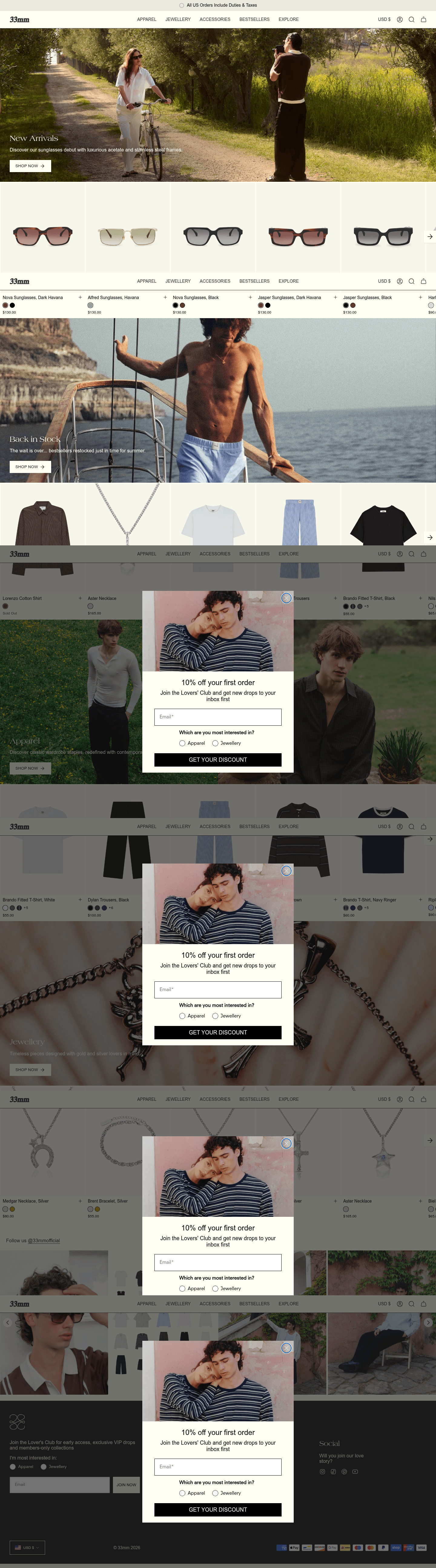 33mm landing page