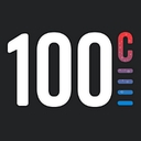 100C logo