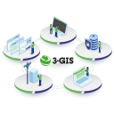 3-GIS logo