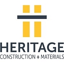 Heritage Construction + Materials logo