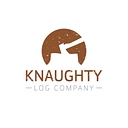 Knaughty Log logo